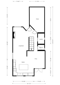 the floor plan for a two bedroom apartment