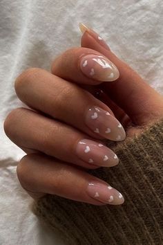 Classy Acrylic Nails, Soft Nails, Nail Swag, Girls Nails, Nature Tattoos, Heart Nails, Classy Nails, Pretty Acrylic Nails, Chic Nails