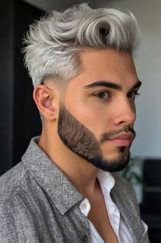 Exploring 33 Diverse White Hair Color for Men Ideas Across Silver and Ash Tones