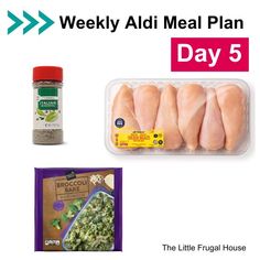 the meal plan includes chicken, rice and other items to make it easier for people to eat