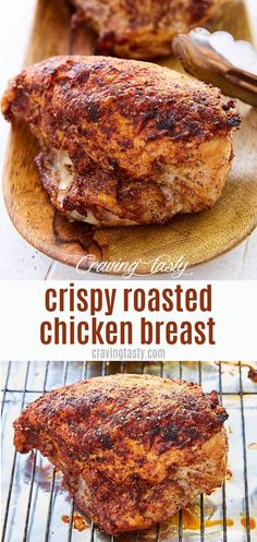 crispy roasted chicken breast is an easy and delicious recipe that's ready in under 30 minutes