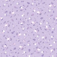 a purple background with white and pink flowers on it's sides, all over the surface