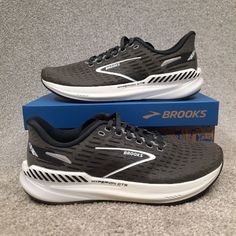 #ad Premium Quality Brooks Hyperion GTS Women Running Sneaker Shoes Size 9 Gunmetal Gray Black White, Fashion Women's Shoes Brooks Tennis Shoes, Running Sneakers Women, Women Running, Gunmetal Grey, Shopping Ideas, Sneaker Shoes, Running Sneakers, White Fashion, Tennis Shoes