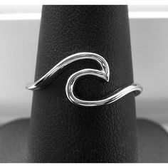 Nwot Sterling Silver Ring. This Adorable Little Ring Is An Ocean Wave Design. Its 9.6 (Mm) Wide At Its Widest Point, Is Stamped 925 And Has A Rhodium Finish For Greater Shine And Durability. If You Don't See The Size You Want Please Contact Me And I Will See If I Can Order One For You, This Ring Comes In Sizes 2-14, No Half Sizes. Comes From A Smoke Free Home. Ocean Wave Design, Polish Women, Womens Ring, Wave Ring, Ring Ideas, Ocean Wave, Wave Design, Ring Jewelry, Ocean Waves