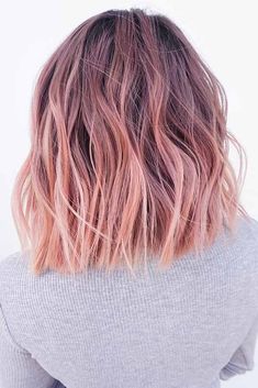 Pastel Pink Hair, Blonde Hair With Highlights, Hair Shades, Rose Pastel, Rose Gold Hair, Ombre Hair Color, Pastel Hair