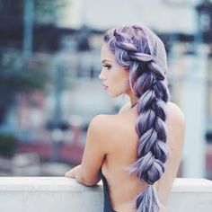 Long Purple Hair, Lilac Hair Color, Pastel Purple Hair, Trendy We Fryzurach, Lilac Hair, Hair Braid, Pastel Hair, Mermaid Hair, Unique Hairstyles