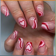 hearts,heart nail art tutorial,nail art designs,heart,nail art compilation, Heart Nails For Valentines Day, Valentine Nails Inspiration, Classy Nails Valentines, Trending Nail 2023, Valentines Nails Cute, Swirly Valentines Nails, Valentine’s Nails￼, Valentine’s Gel Nails, Nails Valentines Day 2023