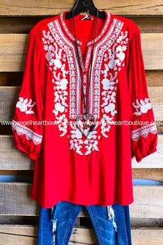 AHB EXCLUSIVE: Couldn't Love You More Top - Red Tunic Tops For Leggings, Morning Dress, Cardigan Brown, Long Tunic Tops, Fringe Vest, Angel Heart, Country Girl Style, Plus Size Boutique, Beautiful Kimonos