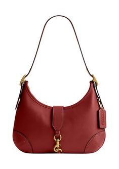 Crafted in glove-tanned leather, the Hamptons Hobo Bag from COACH comes in a variety of colors to match every outfit. | COACH Hamptons Hobo Bag Coach Hampton Hobo Bag, 2024 Aesthetic, Perfect Sense, Pretty Bags, Hobo Bag, The Hamptons, Purses And Handbags, Fashion Bags, Gloves