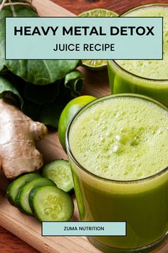 Heavy Metal Detox Juice Recipe Heavy Metal Detox, Detox Smoothie Recipes, Medical Medium, Juice Recipe