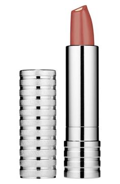 What it is: A rich, hydrating lipstick color infused with skin care for lips. A precision tip enhances the shape of your lips, no lip liner required.What it does: The richly pigmented hydrating lipstick is infused with skin care for lips. The buildable sheer-to-full coverage has a soft shine finish. The formula delivers more than color. It has a 3D core that sculpts and contours, providing an immediate appearance of a smoother pout. A unique pointed tip helps sculpt lips, enhancing your cupid's Clinique Dramatically Different Lipstick, Women With Freckles, Shimmer Body Oil, Lipstick Designs, Hydrating Lipstick, Bare Lip, Color Lipstick, Creme Lipstick, Best Lipsticks