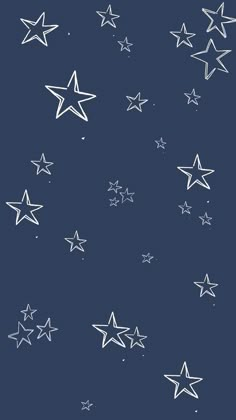 white stars on a blue background