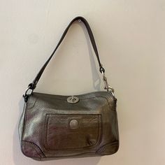 Brand New Mini Bag Elegant Shoulder Bag With Silver-tone Hardware For On-the-go, Coach Shoulder Bag With Gunmetal Hardware For On-the-go, Everyday Shoulder Bag With Silver-tone Hardware, Chic Shoulder Bag With Silver-tone Hardware For Everyday, Chic Everyday Shoulder Bag With Silver-tone Hardware, Hobo Shoulder Bag With Silver-tone Hardware, Crossbody Bag With Silver-tone Hardware For Everyday Use, Everyday Crossbody Bag With Silver-tone Hardware, Classic Satchel With Silver-tone Hardware For Errands