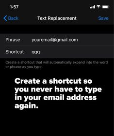 an email message is being displayed on the iphone's screen, with text added to it