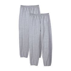 When it comes to sweatpants, two is better than one, and with this 2-pack of fleece sweats for men, you'll never be without a fresh pair. Hanes ecosmart men's sweatpants offer a perfect fit, thanks to different front and back measurements. The sporty design is crafted from sturdy high-stitch, medium-weight fleece blend featuring cotton sourced from american farms. Featuring cinched cuffs, these men's sweatpants have an inner drawcord and stretch waistband for move-with-you comfort. Front Style: Two Is Better Than One, Sporty Design, Men's Sweatpants, Mens Sweatpants, Medium Weight, 2 Pack, Mid Rise, Perfect Fit, Sweatpants