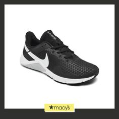 in stock Black Training Sneakers With Perforations, Black Running Shoes With Vented Sides For Sports, Black Running Shoes With Perforations For Sports, Black Training Running Shoes With Vented Sides, Training Sneakers, Line At, Finish Line, Nike Women, Pick Up