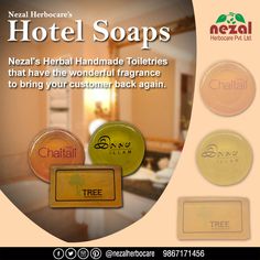 Nezal Herbocare provides herbal soap and other bathing products to Hotels on pre-booking orders. We make soaps with different flavors with the Hotel name cover upon it. Make your restroom a bit aromatic with a fragrance full herbal soap bar and make your customers come again and again. Order bulk herbal soap orders online from https://goo.gl/Va1wXM and look for more herbal bathing products here. #hotelsoap #bathingproducts #nezalherbocare Bathing Products, Herbal Skincare, Hotel Soap, Herbal Soap, Name Covers, Pamper Yourself, Soap Bar, Self Care Routine, Soap Making