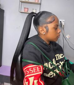 36 Inch Ponytail Weave, Ponytail With Bundles Black Women, Slick Braided Ponytail Tutorial, Long Weave Ponytail Black Women, Weave Ponytail Hairstyles Straight, Straight Ponytail Hairstyles For Black Women, Straight Back Ponytail Black Women, High Sleek Ponytail Black Women, Ponytail Hairstyles For Black Women High