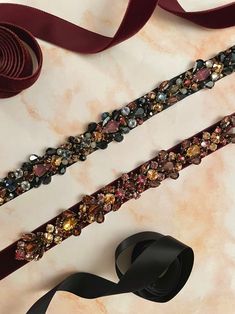 Burgundy Wine Plum and Rose Gold Crystal Velvet Ribbon | Etsy Bridesmaid Sash, Bridal Sash Belt, Wedding Sash Belt, Blush Bridal, Rose Gold Crystal, Beautiful Belts, Wedding Belts, Bridal Belt, Burgundy Wine