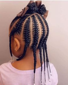 Daughter Hairstyles, Toddler Braided Hairstyles, Black Kids Braids Hairstyles, Hairstyles Girl, Girly Hairstyles, Natural Kids, Lil Girl Hairstyles, Toddler Hairstyles, Toddler Hairstyles Girl