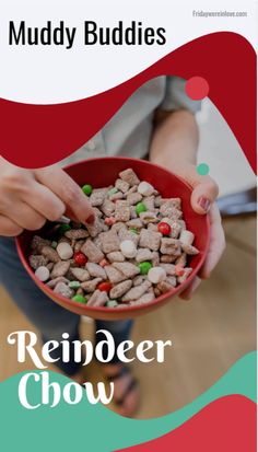 If you’re looking for a Christmas snack mix that’s a guaranteed crowd-pleaser, try this festive Christmas Puppy Chow! With crunchy Chex cereal covered in chocolate and powdered sugar, it’s a sweet treat that’s perfect for all ages. This Reindeer Chow recipe is easy to make and fun to eat, and it adds a little holiday sparkle to your dessert table. Whip up a batch of Puppy Chow Christmas and watch it disappear! Christmas Muddy Buddies Recipe, Christmas Muddy Buddies, Christmas Puppy Chow, Reindeer Chow Recipe, Christmas Snack Mix, Puppy Chow Christmas, Reindeer Chow, Chow Recipe, Muddy Buddies Recipe