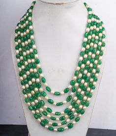 GEMSTONE - Bariyal and pearl  SHAPE - OVAL (SMOOTH ) LENGTH - 16-18 INCH LONG STRAND COLOUR - Green QUALITY - AAAA+ For : Necklace, Jewelry Design, Craft Making, Gift, Etc. FOR MORE BEAUTIFUL BEADS.... CLICK HERE : https://kdgemsandjewellery.etsy.com Thank You For Visit Our Shop 😇Have a Nice Day 😇 Green Pearl Necklace With Gemstone Beads For Wedding, Traditional Pearl Necklace With Gemstone Beads, Traditional Green Pearl Necklace With Polished Beads, Pearl Beads Necklace, Jewelry Pearl Necklace, Beads Designs, Necklace Indian, Color Necklace, Jewelry Pearl