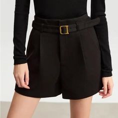 Discover the Perfect Blend of Style and Comfort Embrace the chilly season in style with our Winter Office Lady Casual Shorts. Designed for the contemporary woman who values both elegance and comfort, these shorts are a must-have addition to your winter wardrobe. The sophisticated straight-fit design paired with a tasteful mid-waist cut ensures you look sharp and feel confident in any professional setting. Exceptional Quality and Design Our casual shorts are crafted from a premium blend of 85% Polyester, 13% Viscose, and 2% Spandex, ensuring durability and a gentle stretch for all-day comfort. The woven fabric offers a luxurious feel, while the solid pattern and subtle pockets and belt add a touch of class. With a convenient zipper fly closure, these shorts are not only stylish but also pra