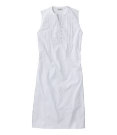 Light and airy, this classic nightgown is made of cool, crisp cotton with just a touch of stretch for ease and comfort. Relaxed Fit: Our most generous fit sits farthest from the body. Falls below calf. In 97% cotton with 3% spandex. Machine wash and dry. Button-front placket. Side seam pockets. Accented with front and back pintucks. Side slits for ease. Imported. Fit: Mid-Rise/Favorite | Women's Daybreak Nightgown, Cotton Blend Sleeveless Nightgown With Built-in Bra, Nightgown Cotton, Spring V-neck Stretch Nightgown, Cute Short Sleeve Nightgown - Affordable, Summer V-neck Stretch Nightgown, Summer Mini-length Nightgown, Women's Sleepwear, Arctic Blue, Nightgowns For Women