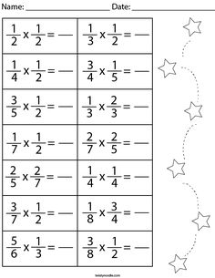 printable worksheet for addition and subtraction with the numbers 1, 2, 3, 4