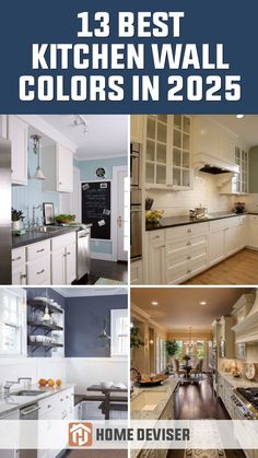 13 Best Kitchen Wall Colors in 2025 Kitchen Wall Colors, Kitchen Paint Colors, Best Paint Colors, Kitchen Wall, Wall Colors, Light Green, Paint Colors, Living Spaces, Diy Projects