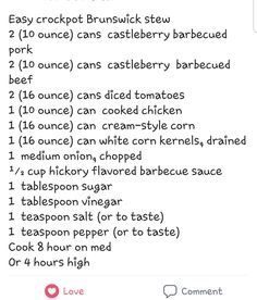 the recipe for chicken broth is shown in red and white text, along with instructions on how to cook it