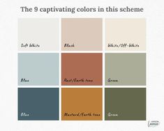 the 9 captivating colors in this scheme