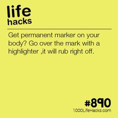 How To Remove Permanent Marker | 1000 Life Hacks | Bloglovin’ Remove Permanent Marker, Start Living Life, Cleaning Stuff, Living Life To The Fullest, Life Hack Quotes, Laundry Tips, Diy Cleaning Solution, 1000 Life Hacks