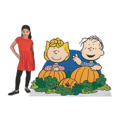 This must-have Halloween party decoration featuring the sibling pair of Linus and Lucy is a fun way to incorporate the Peanuts® crew, and the Great Pumpkin, into your Halloween night festivities. You can even add it to a party photo booth so party guests can snap some photos with Linus and Lucy. Cardboard. 59" x 44" Stand-ups are one-sided with a brown cardboard back. Simple assembly required. Only at OTC / © Peanuts Worldwide LLCPeanuts Halloween Stand-Up Instructions Charlie Brown Party Games, Great Pumpkin Charlie Brown Classroom Door, Peanuts Halloween Party, Halloween Alternatives, Halloween Yard Art, Charlie Brown Thanksgiving, Pool Beach Party, Great Pumpkin Charlie Brown, Halloween Party Decoration