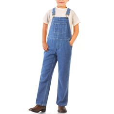 PRICES MAY VARY. COMFORT FIT: These Relaxed fit boys overalls are built for play and outdoor activities, equipped for comfort and convenience. Classic design with adjustable shoulder straps, a zipper fly, multiple useful pockets, roomy straight legs that can fit over the boots. DURABLE FABRIC: Shell constructed of 11.5 oz. stonewashed denim, 100% cotton. High density denim offers better abrasion resistance and breathability, perfect combination of heavy-duty and comfort. Triple-stitched seams wi Boys Overalls, Boy Bib, Boys Denim, Bib Overalls, Denim Overalls, Luxury Store, Pharmacy Gifts, Hand Warmers, Classic Design