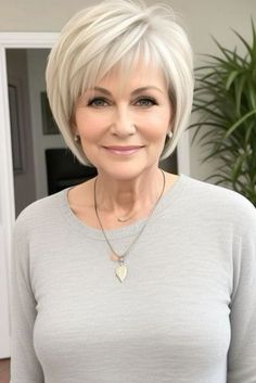 Chin Length Haircuts, Short Layered Bob Hairstyles, Granny Hair, Short Spiked Hair, Short Red Hair, Haircuts For Medium Length Hair, Gorgeous Gray Hair, Bob Hairstyles For Thick, Curly Hair Photos