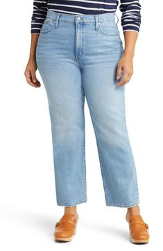 Madewell The Perfect Vintage Straight Leg Jeans | Nordstrom Stretch Denim, Straight Leg Jeans, Leg Jeans, Old School, Madewell, Straight Leg, High Rise