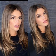 Large Curtain Bangs, Expensive Looking Hair, Light Layers Haircut, Hair Color For Light Skin Tone, Beige Hair, Brown Hair Looks, Brown Hair Inspo, Brunette Hair With Highlights, Hairstyles For Layered Hair