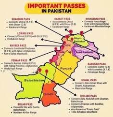 map of important places in pakistan