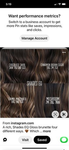 Ashy Brown Shades Eq Formula, Ash Brown Toner Formula, Shades Eq Toner Formulas Mushroom Brown, Shades Eq Toner Formulas Brown Level 7, Ashy Brown Toner Redken, Darker Highlights, Ashy Brunette, Color Formulations, Ash Hair