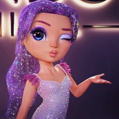 Violet Willow Icon, Rainbow Asthetics, Rainbow High Violet, Violet Icon, Rainbow Dolls, Rainbow Photography, Bratz Girls, High Pictures, Rainbow Fashion