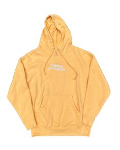 Embroidered graphic "Sunshine" hoodie color Our premium hoodie style Spread positivity & stay cozy Color is a peachy-yellow Ultra soft & comfortable feel 80% cotton, 20% polyester blend fleece Estimated delivery date based on location as shown Yellow Casual Hoodie With Double-lined Hood, Casual Yellow Hoodie With Double-lined Hood, Yellow Cotton Hoodie With Kangaroo Pocket, Yellow Cotton Hoodie With Adjustable Hood, Trendy Orange Cotton Hoodie, Positive Hoodie, Radiate Positivity, Hoodie Style, Spread Positivity