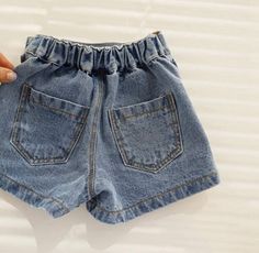 Girls Fashionable Denim Skort 100% Cotton Cute Short Denim Blue Bottoms, Cute Denim Blue Denim Shorts, Cute Medium Wash Bottoms With Pockets, Cute Short Length Denim Jeans, Cute Jean Shorts With Pockets, Cute Denim Jean Shorts In Medium Wash, Cute Medium Wash Denim Jean Shorts, Cute Medium Wash Denim Shorts, High Waist Denim Jeans