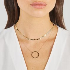 Timeless and sophisticated, our Open Circle Necklace is handcrafted in 18 karat yellow gold and fixed to a delicate chain. Wear yours as an everyday, signature piece.  Fixed to a 16 inch, 14-karat link chain Pendant measures approximately 1” x 1” Spring ring clasp Made in Los Angeles with love Complimentary gift wrappi Open Circle Necklace, Jennifer Meyer, Delicate Chain, Necklace Necklace, Monogrammed Items, Circle Necklace, Chain Pendant, Link Necklace, Necklace Length