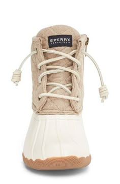 Sperry 'Saltwater' Waterproof Rain Boot (Women) (Nordstrom Exclusive) available at #Nordstrom Rain Boots Women, Rain Boot, Shoe Closet, Crazy Shoes, Look At You, Look Casual, Look Chic, Jordan Shoes