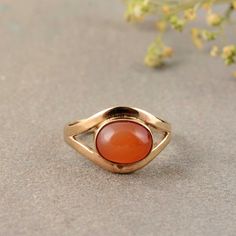 About item:- Natural Carnelian gemstone Ring Title:- Carnelian Ring, 925 Sterling Silver Ring, Oval Gemstone Ring, Crystal Carnelian Ring, Handmade Ring, Boho Ring, Women Ring, Minimalist Ring , Anniversary Gift, birthday gift ring, Mother's day Gift ring, Valentine's day gift, New year gift, Christmas day gift, anniversary gift ring Stone:- Carnelian gemstone Ring size :- Chose from variation (Custom size accepted) Material  :- 925 Sterling silver Purity  :- 92.5 Description:- We use 925 sterling silver to making jewelry. We accept all types of custom & personalized order. Please send us a message if you are interested in a custom creation. Shipping profile:- We ship all order within 3-5 days. But custom order takes time. Customer service :- If you have any question about our products & s Oval Carnelian Moonstone Ring For Anniversary, Oval Carnelian Orange Ring, Oval Orange Carnelian Rings, Orange Oval Carnelian Rings, Polished Carnelian Oval Rings, Carnelian Gemstone Rings In Oval Cabochon Shape, Crystal Carnelian, Birthday Gift Ring, Ring Crystal