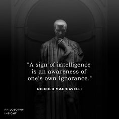 a black and white photo with a quote from nicholas mchievelli on the subject of this image