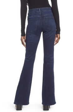 Go for a vintage-chic style in slim, floor-grazing bootcut jeans made with Instasculpt stretch denim that creates a perfect fit and retains its shape. 33" inseam; 17" leg opening; 10" front rise 91% cotton, 7% polyester, 2% Lycra® spandex Machine wash, tumble dry Imported High Waist Bootcut Jeans, Vintage Chic, Bootcut Jeans, Bell Bottom Jeans, Stretch Denim, Chic Style, High Waist, Perfect Fit, Casual Outfits