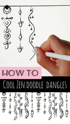 how to draw doodles with the words, how to coolen doodles