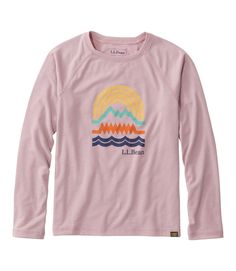 Kids' Everyday SunSmart® Tee, Long-Sleeve | Tops at L.L.Bean Stretches For Kids, Sunny D, Active Kids, Long Sleeve Kids, Steel Blue, Kids Tops, Uv Rays, Ll Bean, L L Bean